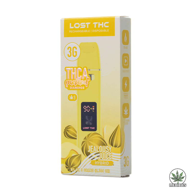 Lost THC THC-A Melted Diamond Vape 3G gallery