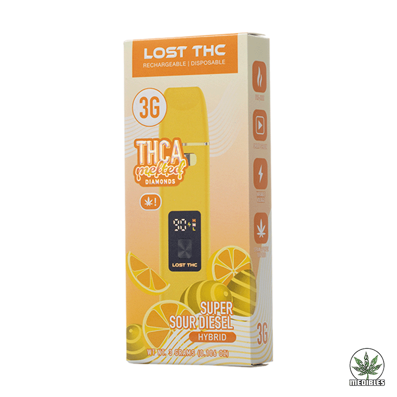 Lost THC THC-A Melted Diamond Vape 3G gallery