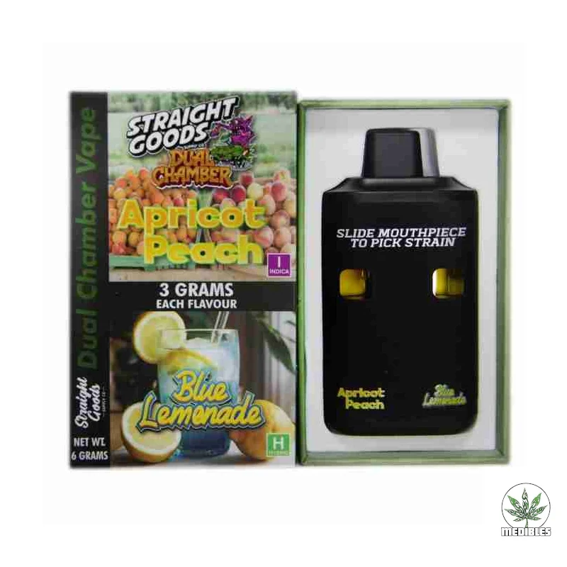STRAIGHT GOODS Dual Chamber 6G Disposable THC Vape gallery