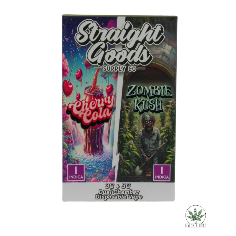 STRAIGHT GOODS Dual Chamber 6G Disposable THC Vape gallery