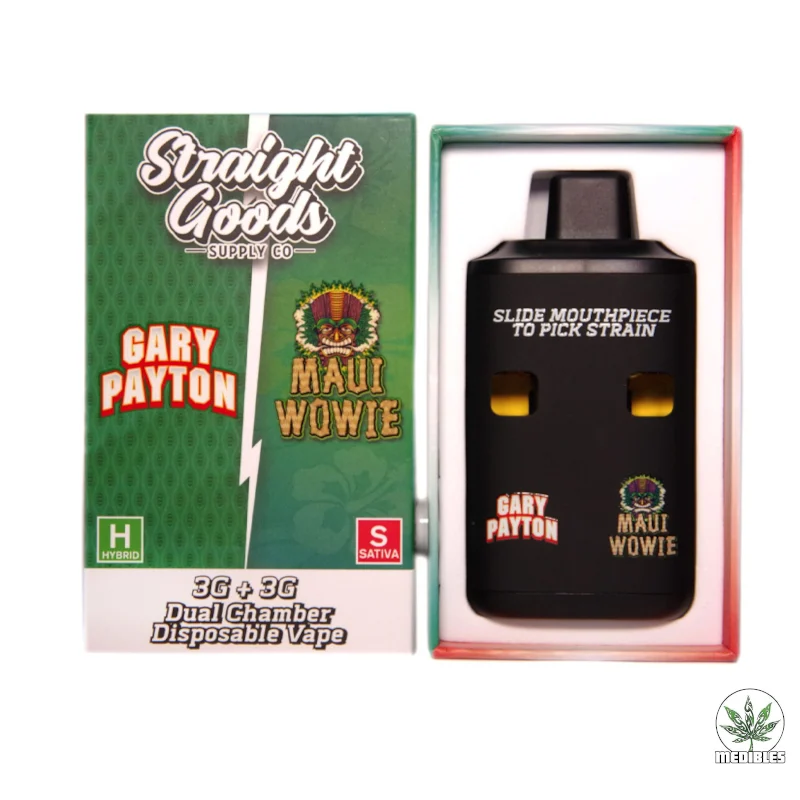 STRAIGHT GOODS Dual Chamber 6G Disposable THC Vape gallery