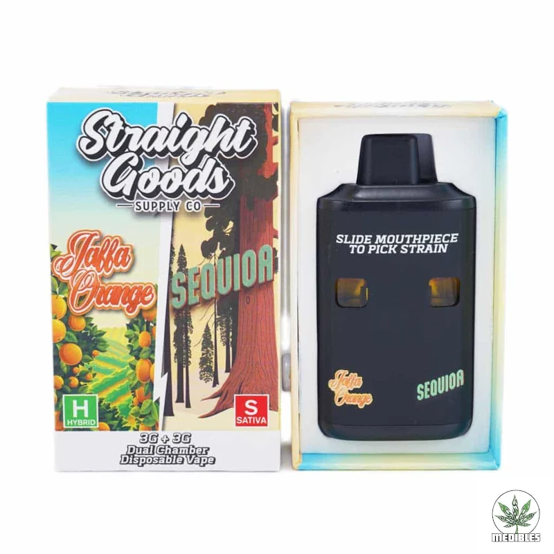 STRAIGHT GOODS Dual Chamber 6G Disposable THC Vape gallery