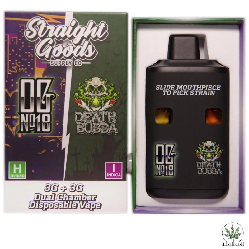STRAIGHT GOODS Dual Chamber 6G Disposable THC Vape gallery