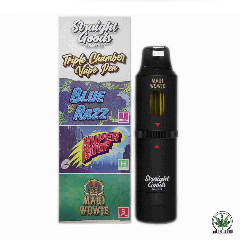 STRAIGHT GOODS Triple Chamber 9G Disposable THC Vape gallery