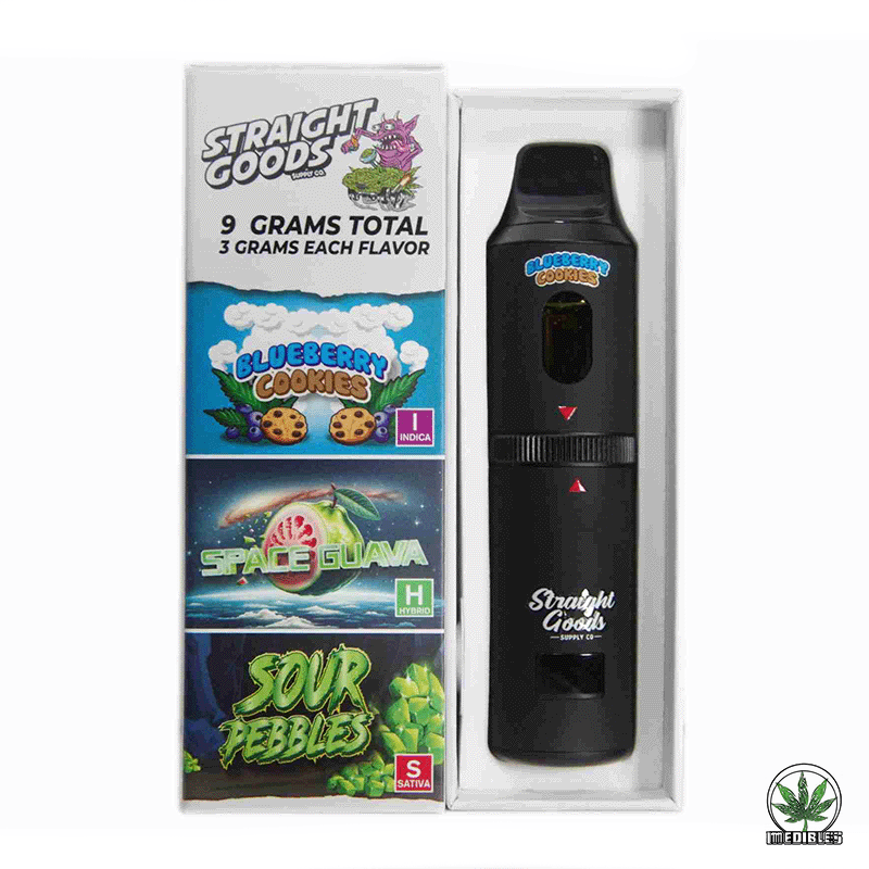 STRAIGHT GOODS Triple Chamber 9G Disposable THC Vape gallery