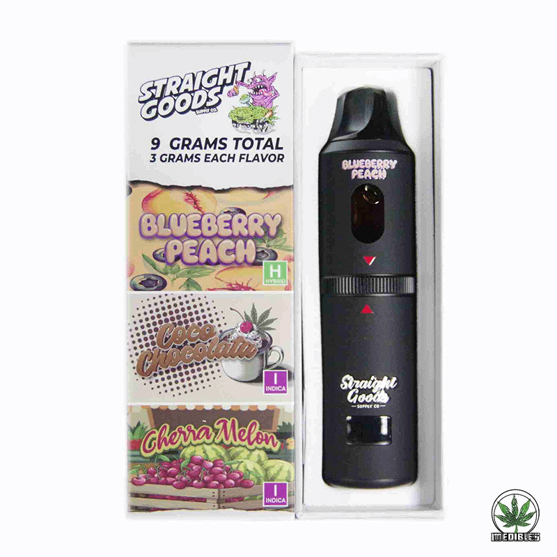 STRAIGHT GOODS Triple Chamber 9G Disposable THC Vape gallery