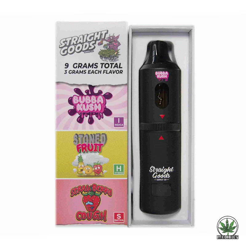 STRAIGHT GOODS Triple Chamber 9G Disposable THC Vape gallery