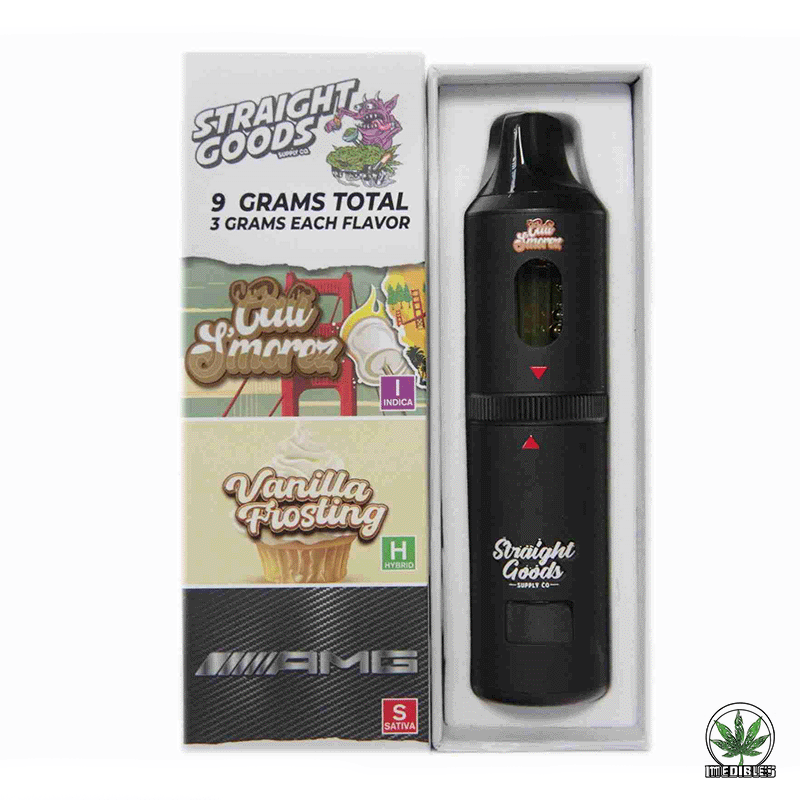 STRAIGHT GOODS Triple Chamber 9G Disposable THC Vape gallery