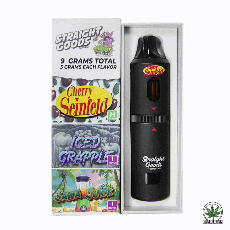 STRAIGHT GOODS Triple Chamber 9G Disposable THC Vape gallery