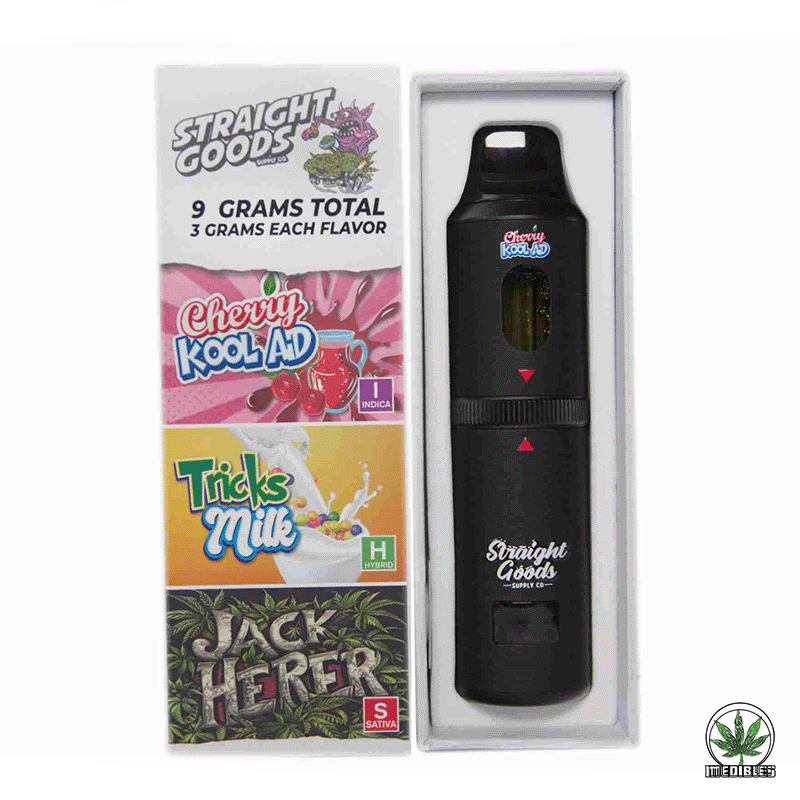 STRAIGHT GOODS Triple Chamber 9G Disposable THC Vape gallery