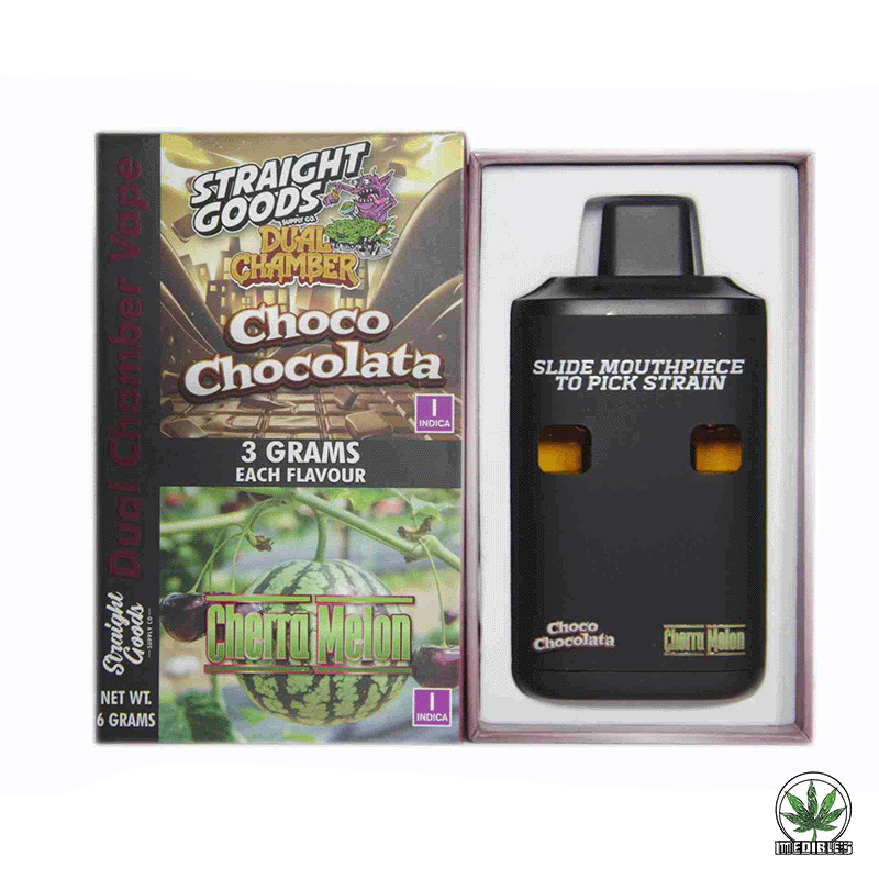 STRAIGHT GOODS Dual Chamber 6G Disposable THC Vape gallery