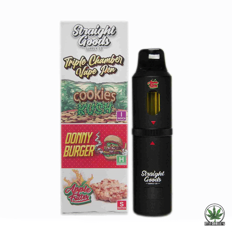 STRAIGHT GOODS Triple Chamber 9G Disposable THC Vape gallery