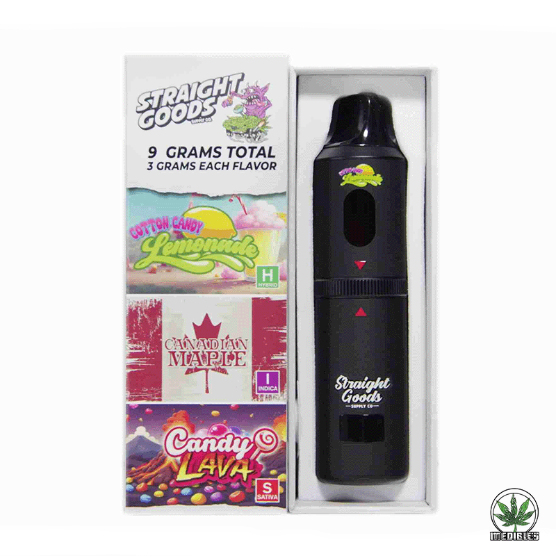 STRAIGHT GOODS Triple Chamber 9G Disposable THC Vape gallery