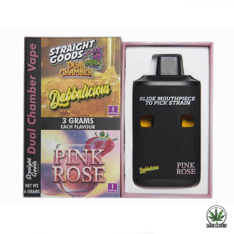 STRAIGHT GOODS Dual Chamber 6G Disposable THC Vape gallery