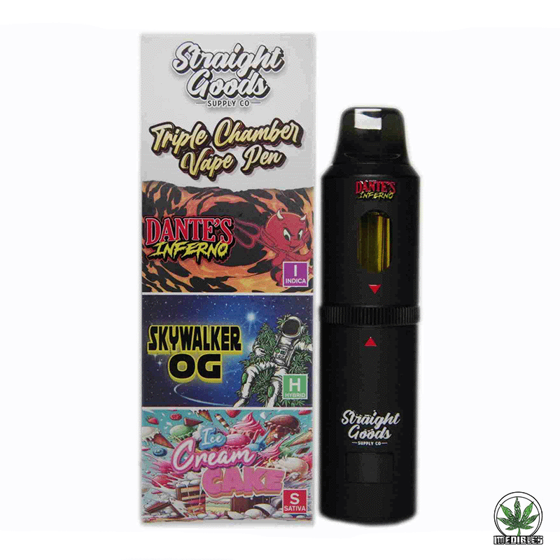 STRAIGHT GOODS Triple Chamber 9G Disposable THC Vape gallery