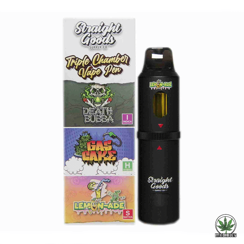 STRAIGHT GOODS Triple Chamber 9G Disposable THC Vape gallery