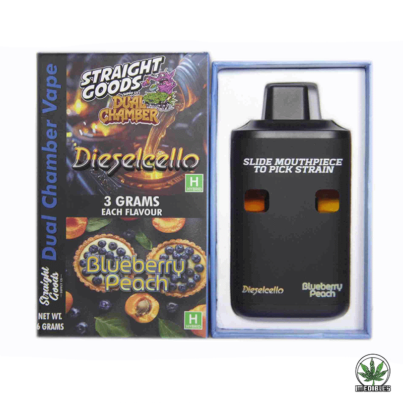 STRAIGHT GOODS Dual Chamber 6G Disposable THC Vape gallery