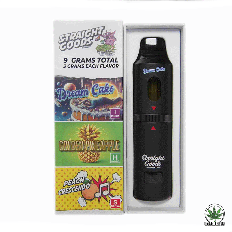 STRAIGHT GOODS Triple Chamber 9G Disposable THC Vape gallery
