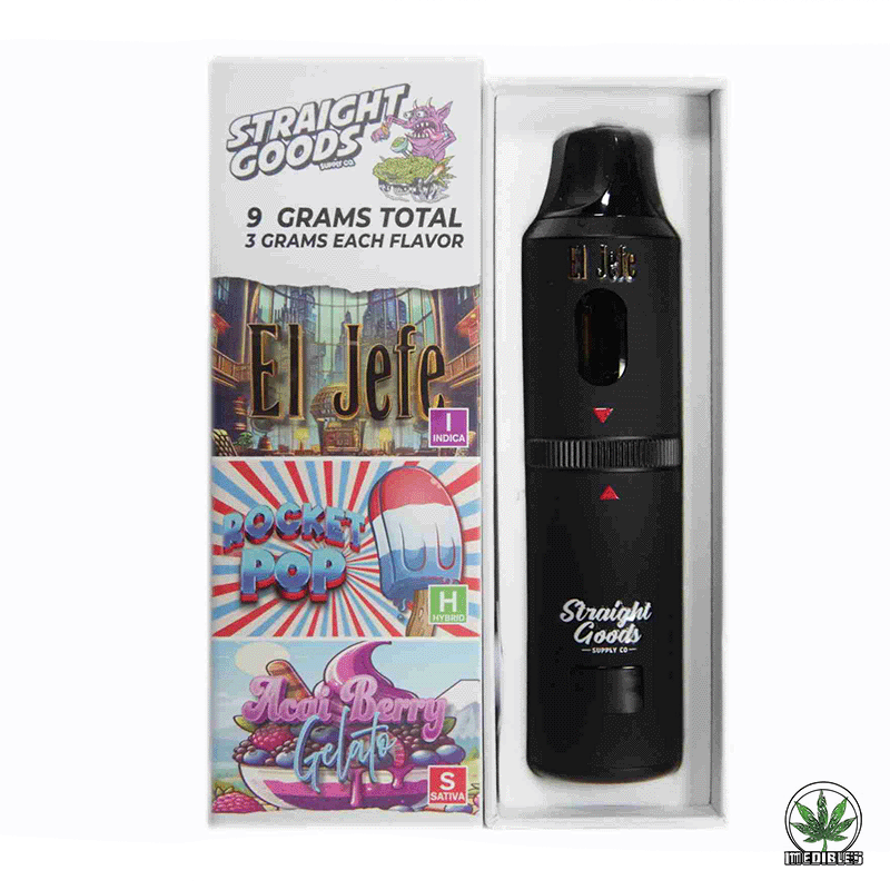 STRAIGHT GOODS Triple Chamber 9G Disposable THC Vape gallery