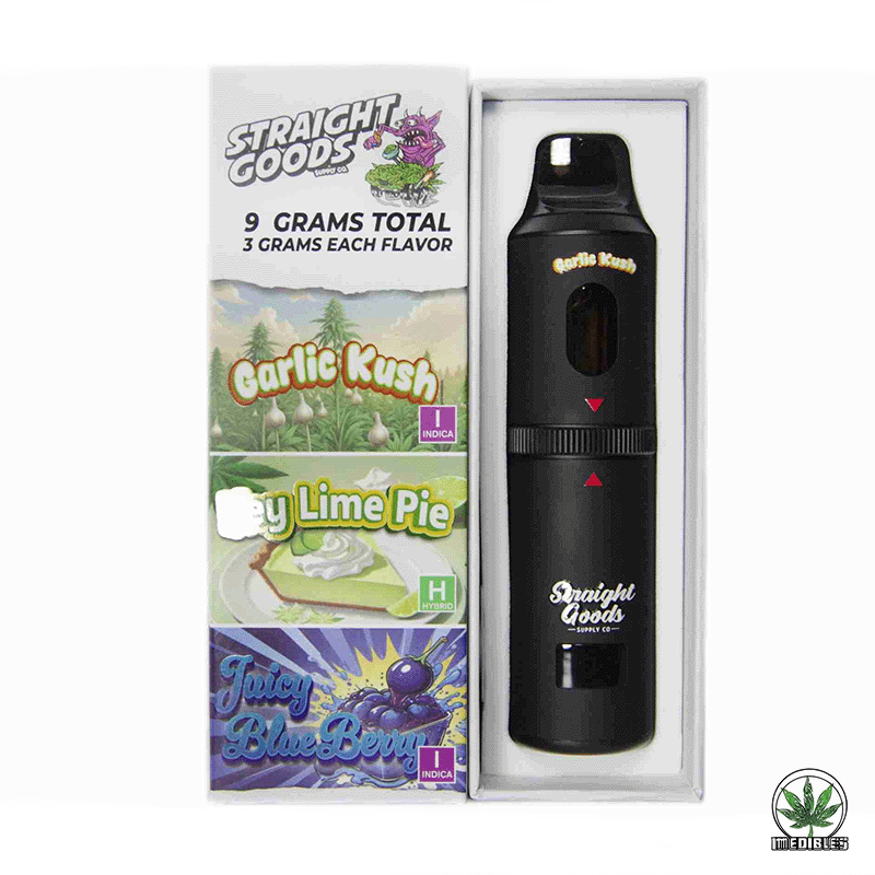 STRAIGHT GOODS Triple Chamber 9G Disposable THC Vape gallery
