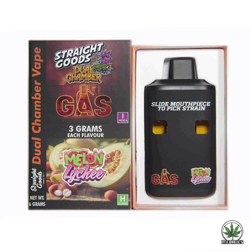 STRAIGHT GOODS Dual Chamber 6G Disposable THC Vape gallery