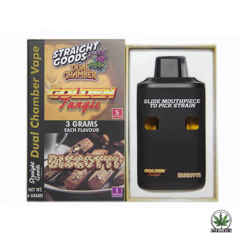 STRAIGHT GOODS Dual Chamber 6G Disposable THC Vape gallery