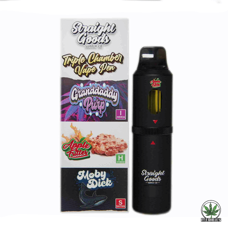 STRAIGHT GOODS Triple Chamber 9G Disposable THC Vape gallery