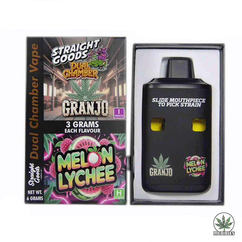 STRAIGHT GOODS Dual Chamber 6G Disposable THC Vape gallery