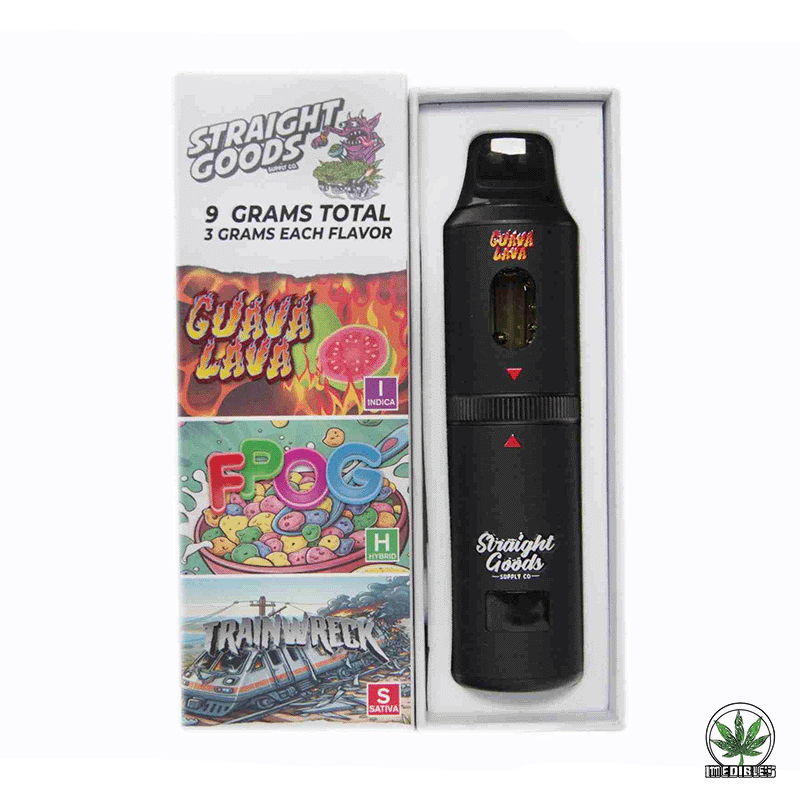 STRAIGHT GOODS Triple Chamber 9G Disposable THC Vape gallery