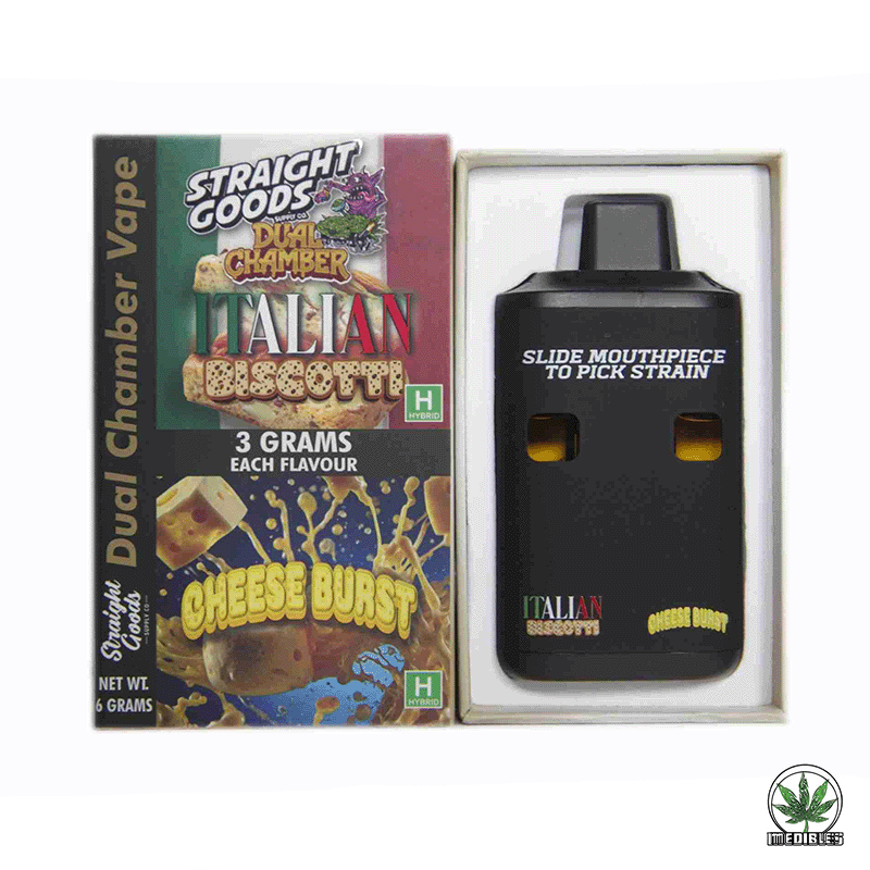 STRAIGHT GOODS Dual Chamber 6G Disposable THC Vape gallery