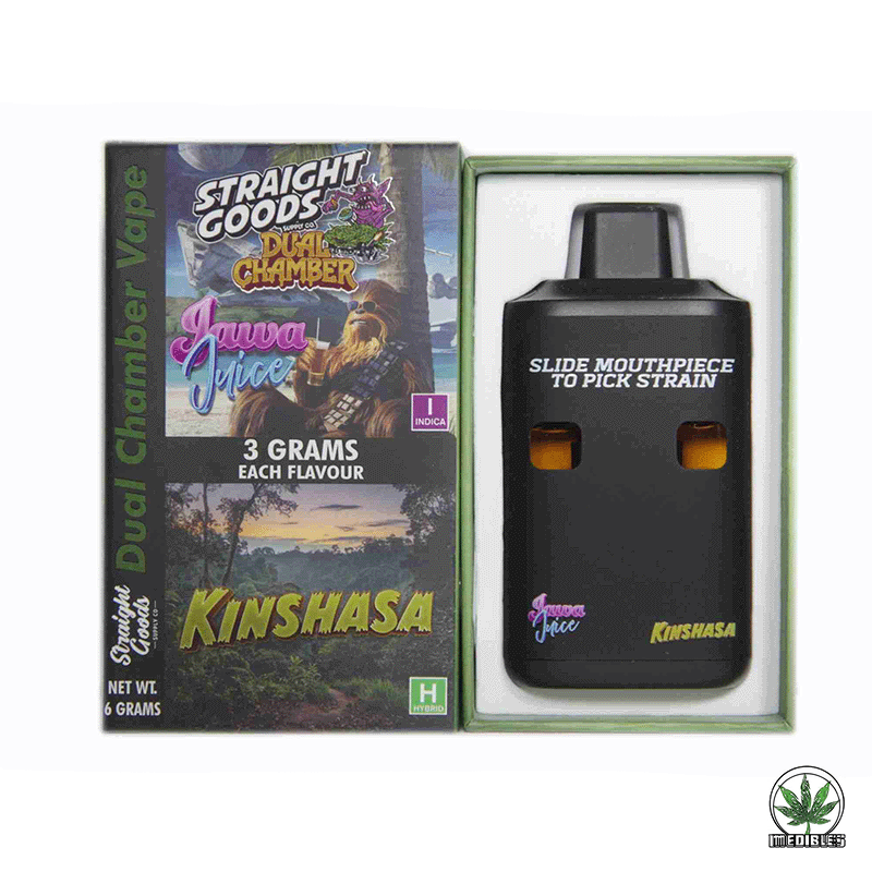 STRAIGHT GOODS Dual Chamber 6G Disposable THC Vape gallery