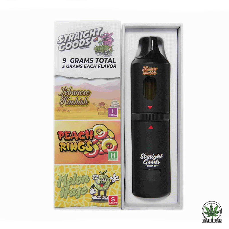 STRAIGHT GOODS Triple Chamber 9G Disposable THC Vape gallery