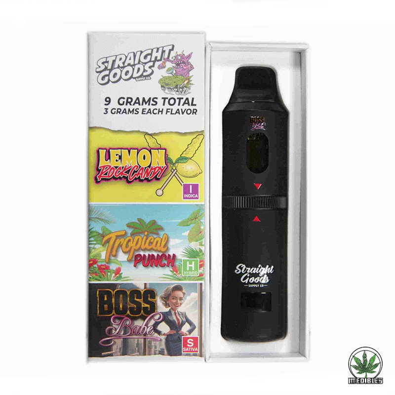 STRAIGHT GOODS Triple Chamber 9G Disposable THC Vape gallery