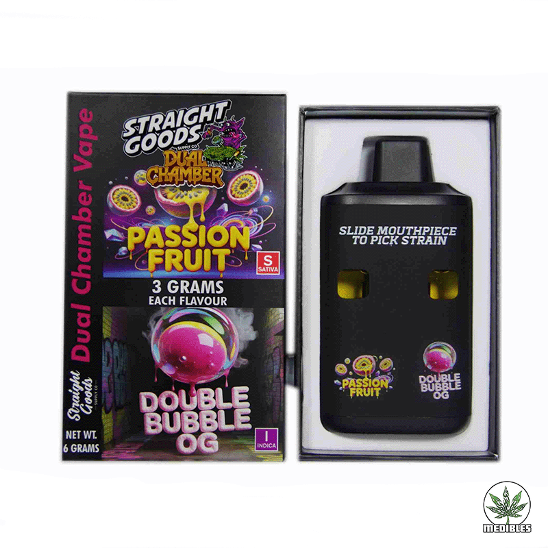 STRAIGHT GOODS Dual Chamber 6G Disposable THC Vape gallery