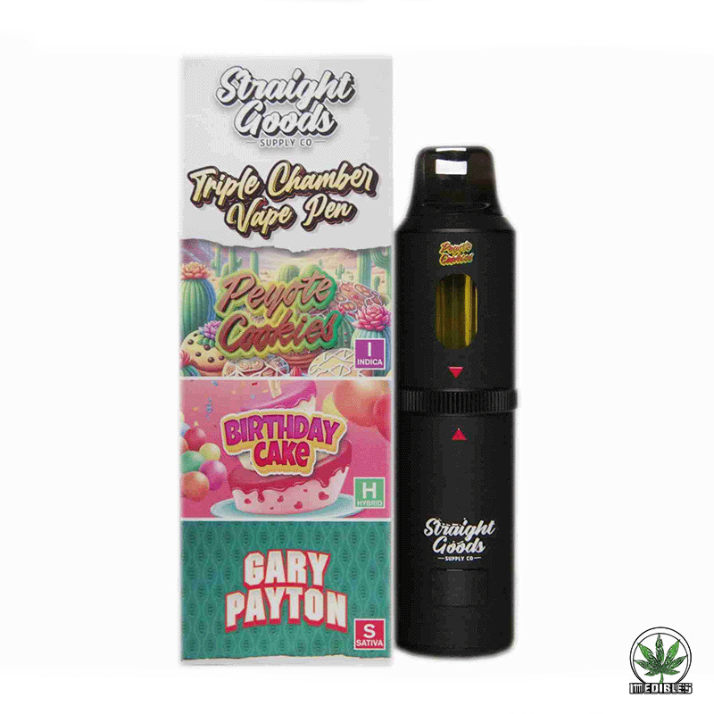 STRAIGHT GOODS Triple Chamber 9G Disposable THC Vape gallery