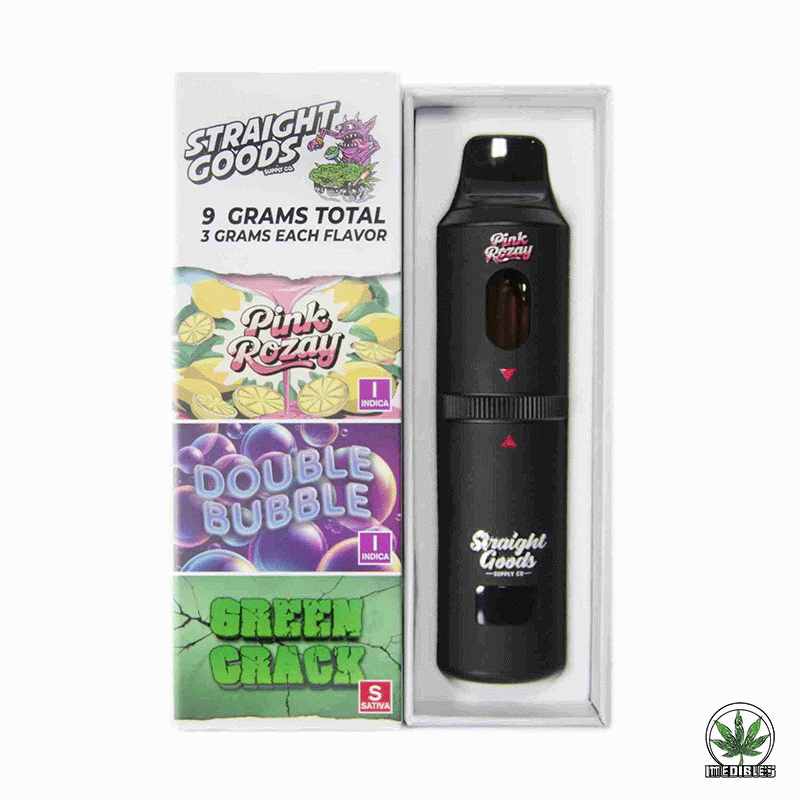 STRAIGHT GOODS Triple Chamber 9G Disposable THC Vape gallery