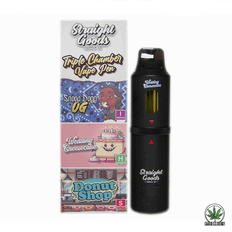 STRAIGHT GOODS Triple Chamber 9G Disposable THC Vape gallery