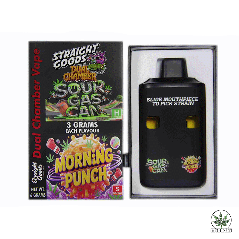 STRAIGHT GOODS Dual Chamber 6G Disposable THC Vape gallery