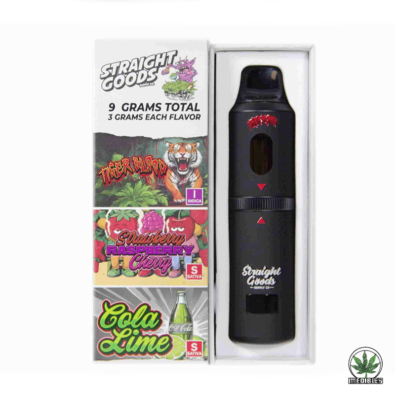 STRAIGHT GOODS Triple Chamber 9G Disposable THC Vape gallery