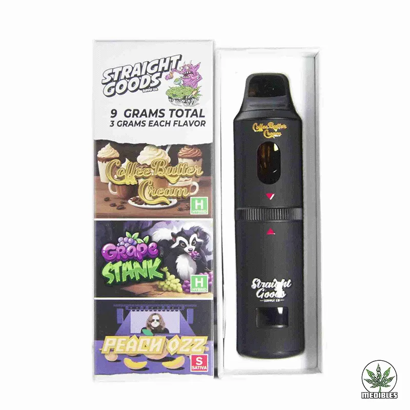STRAIGHT GOODS Triple Chamber 9G Disposable THC Vape gallery