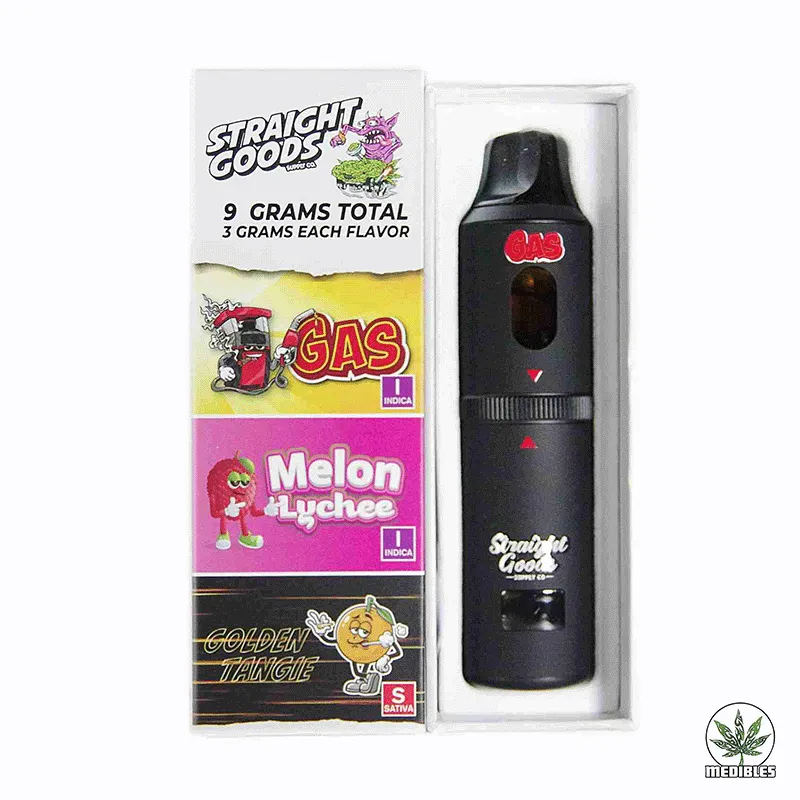 STRAIGHT GOODS Triple Chamber 9G Disposable THC Vape gallery