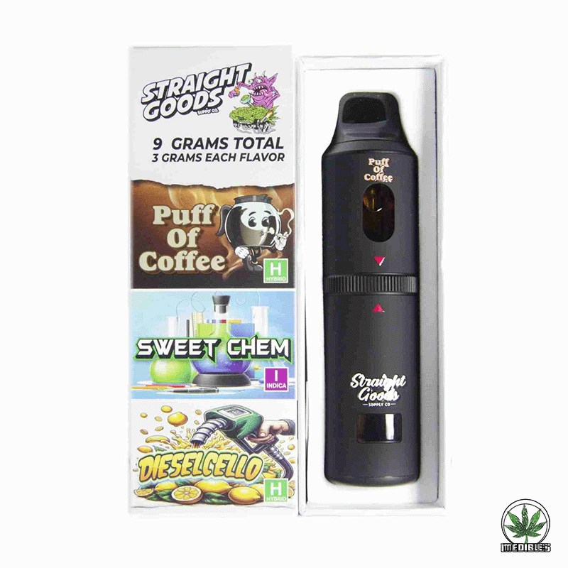 STRAIGHT GOODS Triple Chamber 9G Disposable THC Vape gallery
