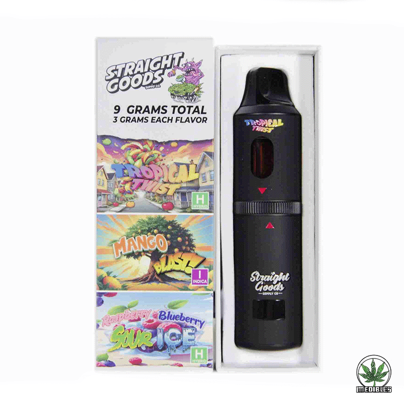 STRAIGHT GOODS Triple Chamber 9G Disposable THC Vape gallery