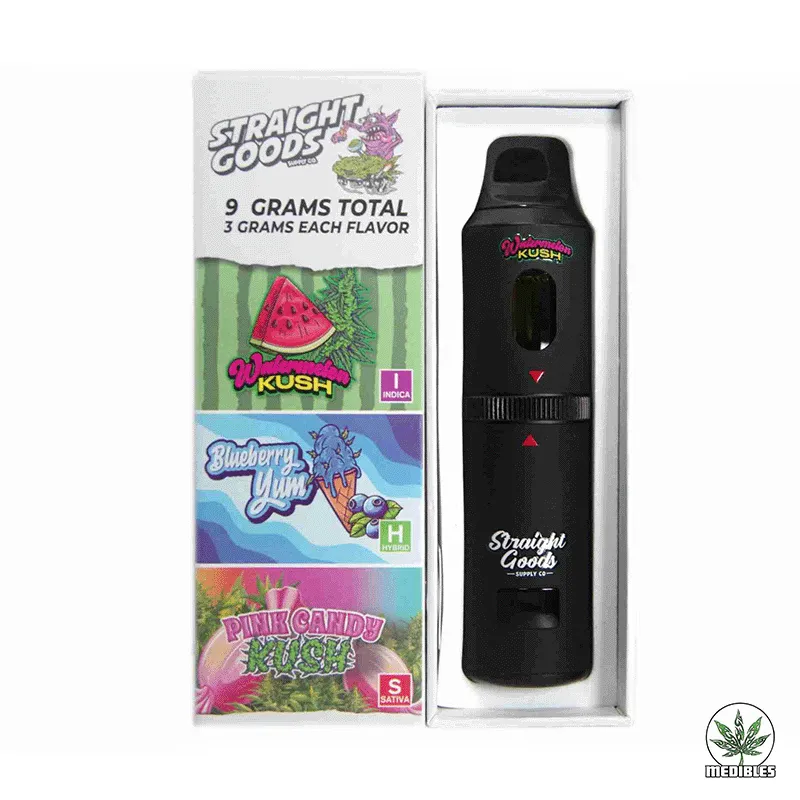 STRAIGHT GOODS Triple Chamber 9G Disposable THC Vape gallery