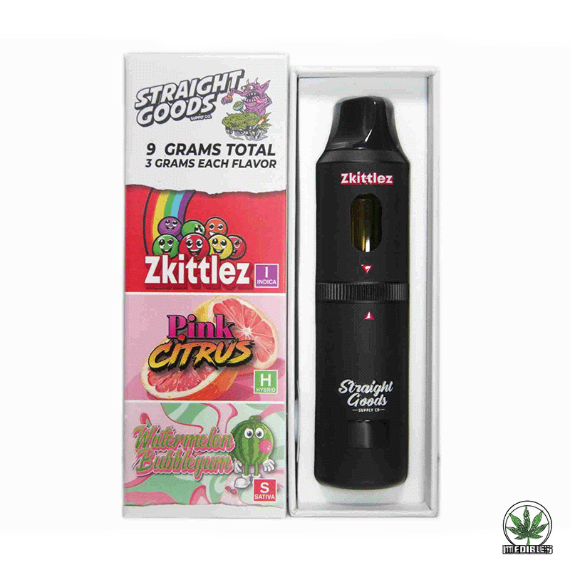 STRAIGHT GOODS Triple Chamber 9G Disposable THC Vape gallery
