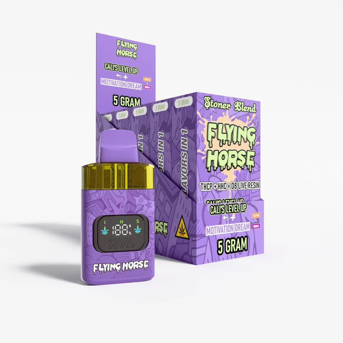 Flying Horse 3 Flavors in 1 5g Disposable Vape gallery