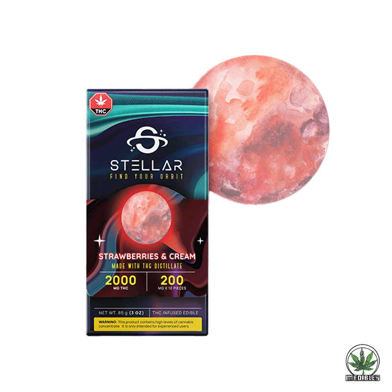 STELLAR THC Strawberries & Cream Bar gallery