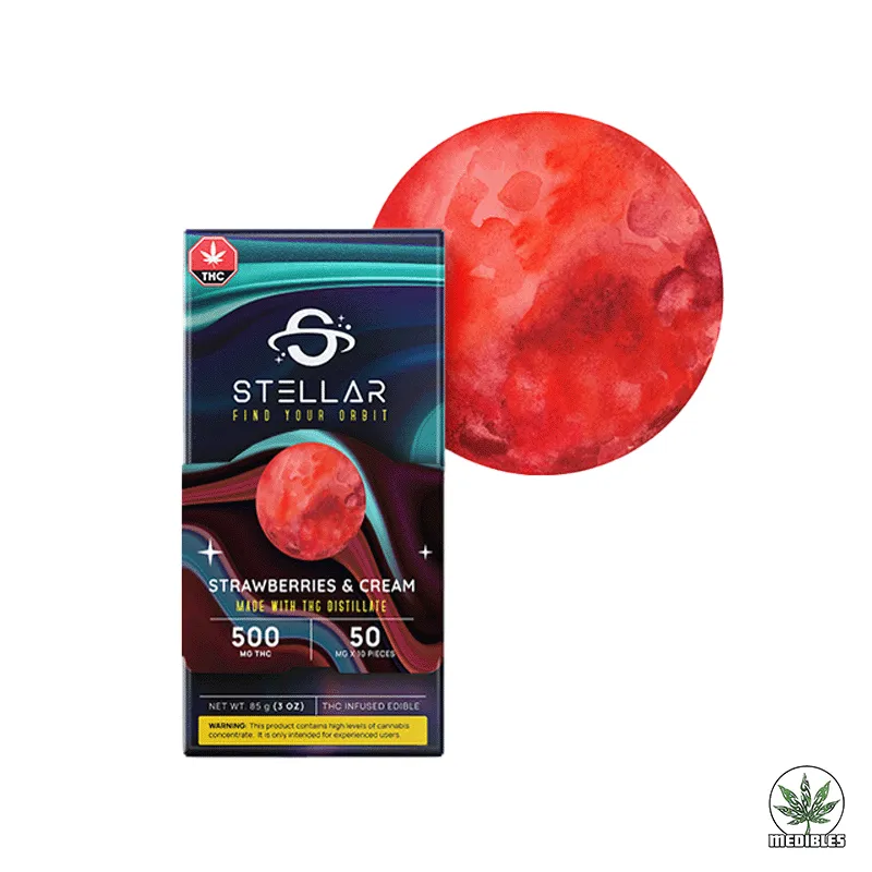 STELLAR THC Strawberries & Cream Bar gallery
