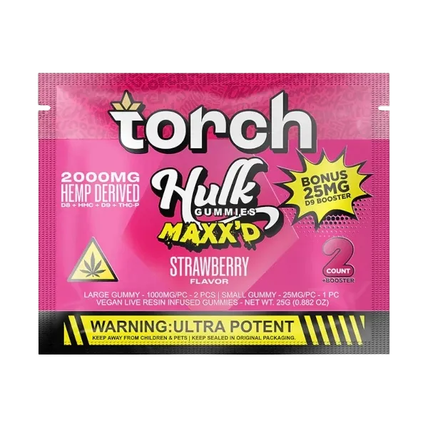Torch Hulk Hemp MAXX’D Gummies 2000mg gallery