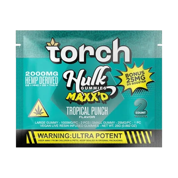 Torch Hulk Hemp MAXX’D Gummies 2000mg gallery